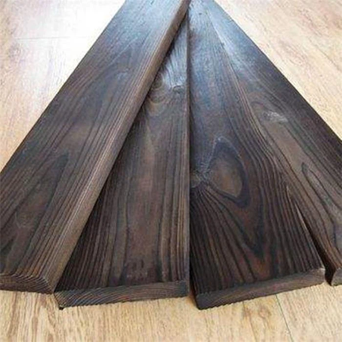 Carbonized wood board