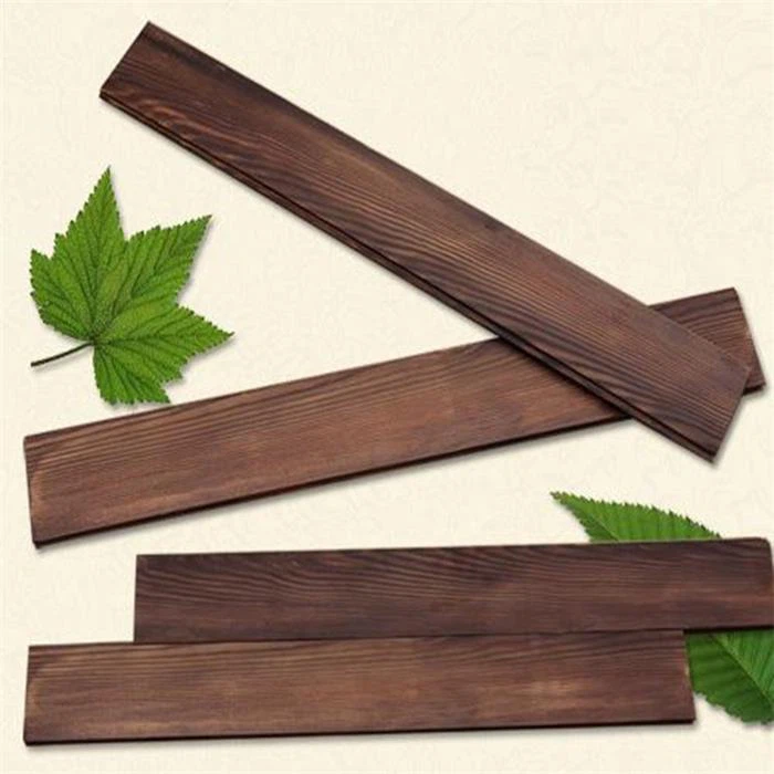 Carbonized wood panel